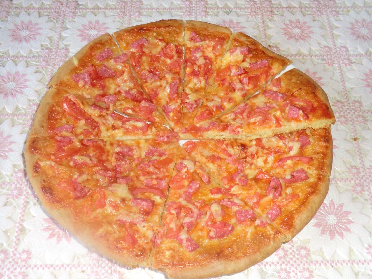 жидкое тесто для пиццы в духовке на кефире быстрого приготовления без дрожжей фото 78