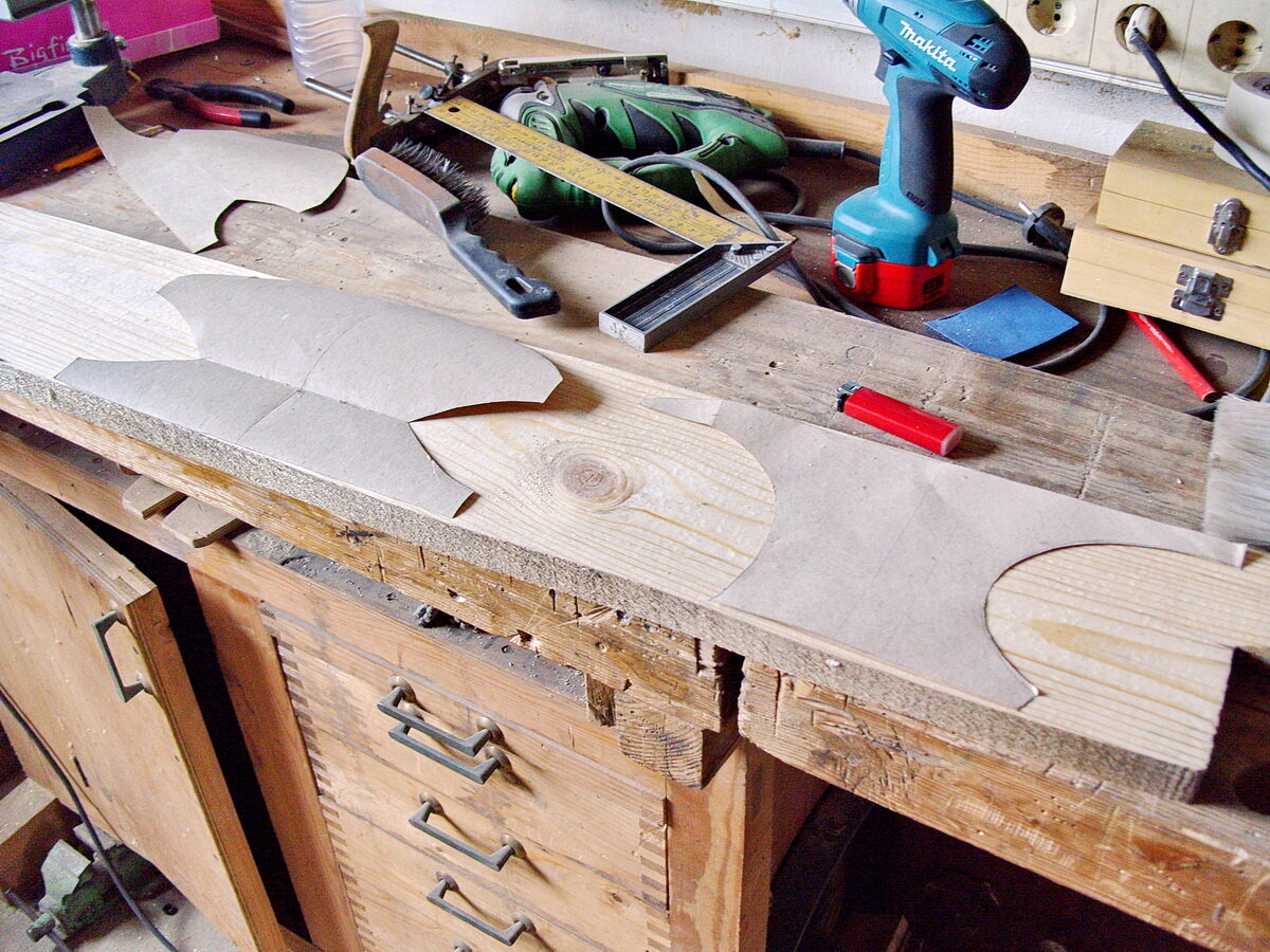 Разметка деталей на доске