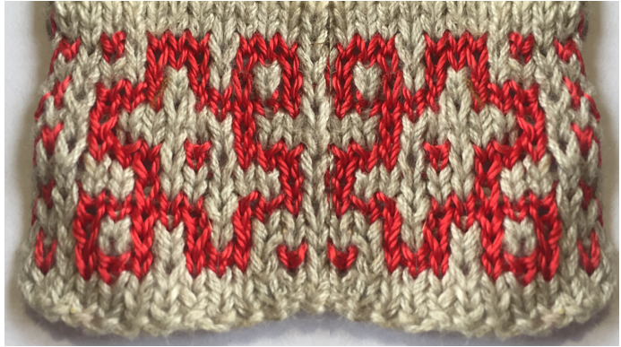 Ленивый жаккард в сочетании Лён + Вискоза. Личное фото.