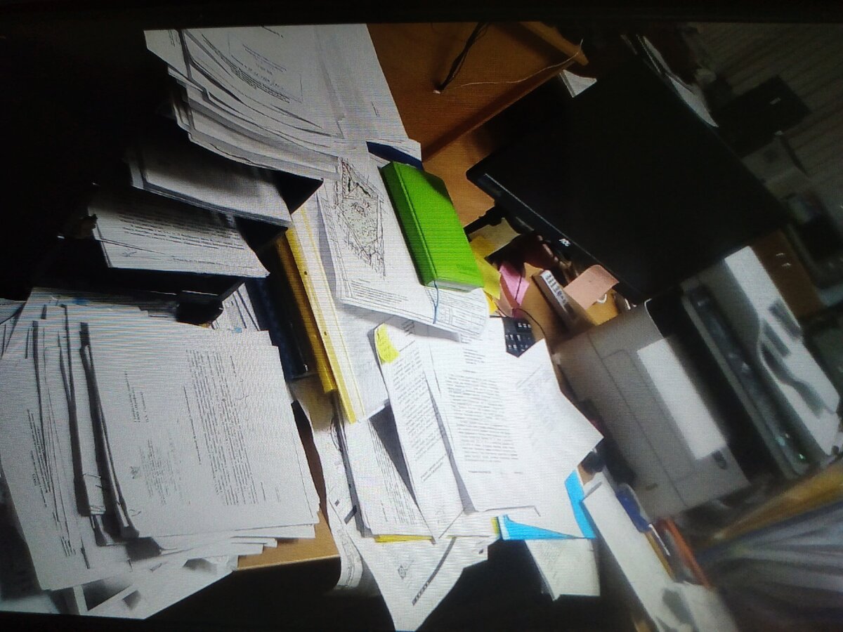 Караван служебных документов доводил до умопомрачения