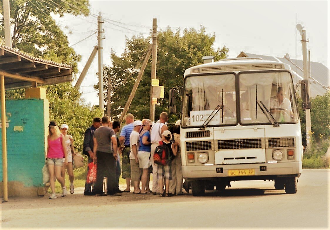 Данный автобус, как правило, был единственным из краев, где находится наша деревня