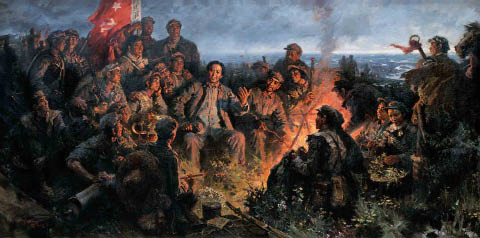 Великий поход (1934-1936) – важнейшее событие в истории КПК, обеспечившее спасение партии от разгрома превосходящими силами Гоминьдана. Путем многочисленных жертв и огромных усилий коммунистам удалось добраться в зону недосягаемости армий Чан Кайши. Великий поход - символ героизма и непреклонности духа китайских коммунистов и китайского народа в целом. 