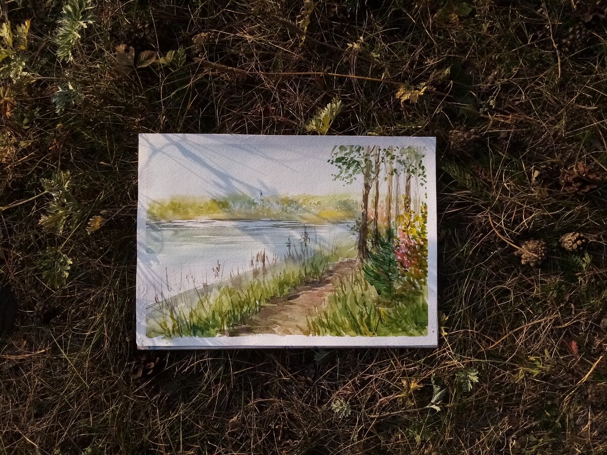 Мой этюд акварелью