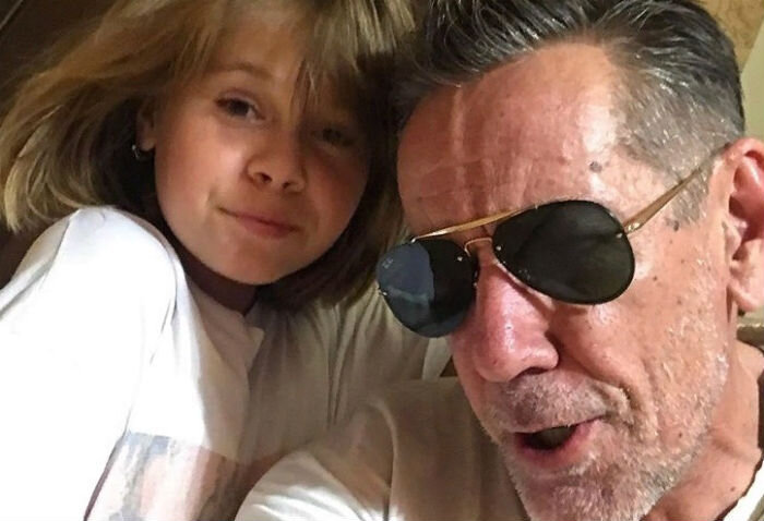 Алексей Горбунов с младшей дочкой Софией