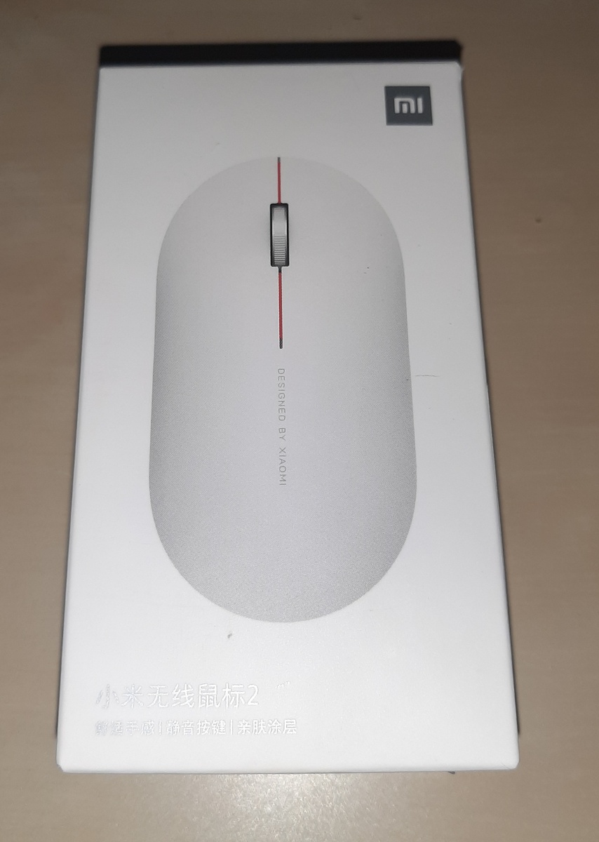 Так выглядит коробка Xiaomi Wireless Mouse 2