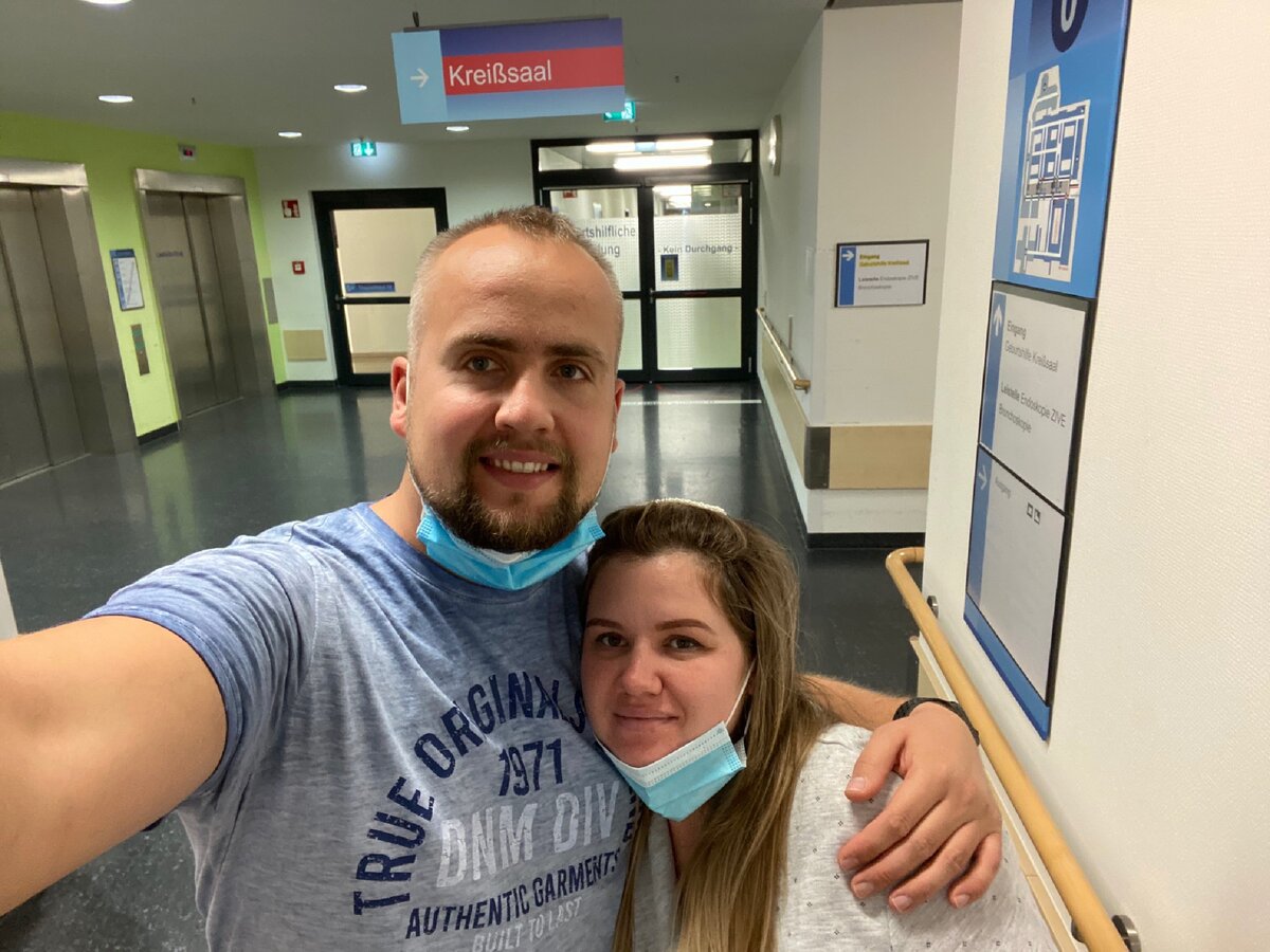 Между схватками гуляем по коридорам