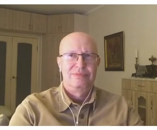 Валерий Соловей - во время интервью (ютуб-канал Валерия Соловья)