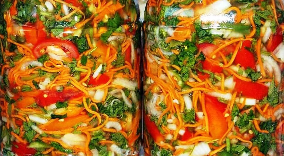 Овощная заправка  для первых блюд на зиму.