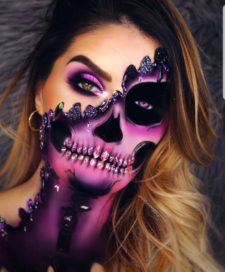 необычный макияж на хэллоуин. макияж для хэллоуина для детей. лучшие гриммы. макияж на хэллоуин для девушек. лучшие гриммы.