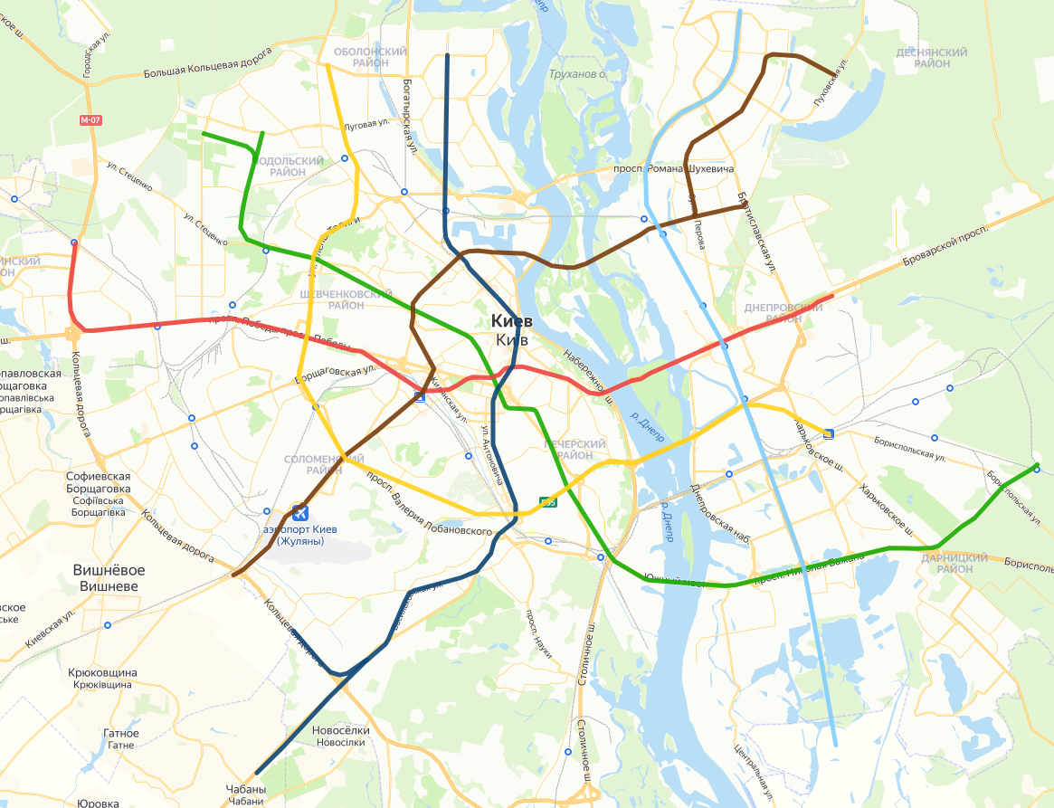 План метро до 2035 года