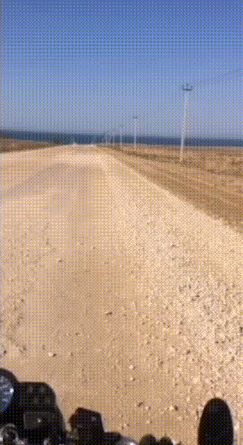 Дорога на село Курортное - ужас