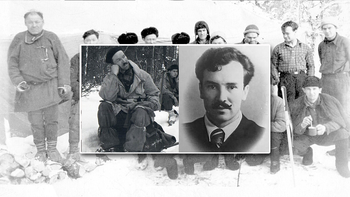 Перевал Дятлова. Семён Золотарев на привале. 