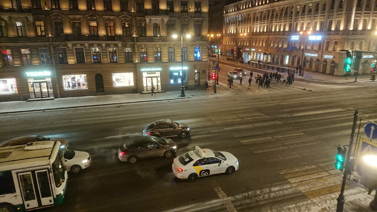 вид на Невский
