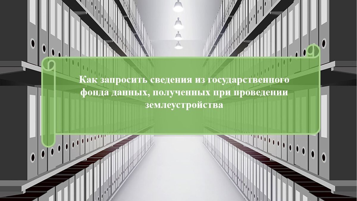 Как запросить сведения из государственного фонда данных, полученных при  проведении землеустройства (ГФДЗ)? | Свердловский Росреестр | Дзен