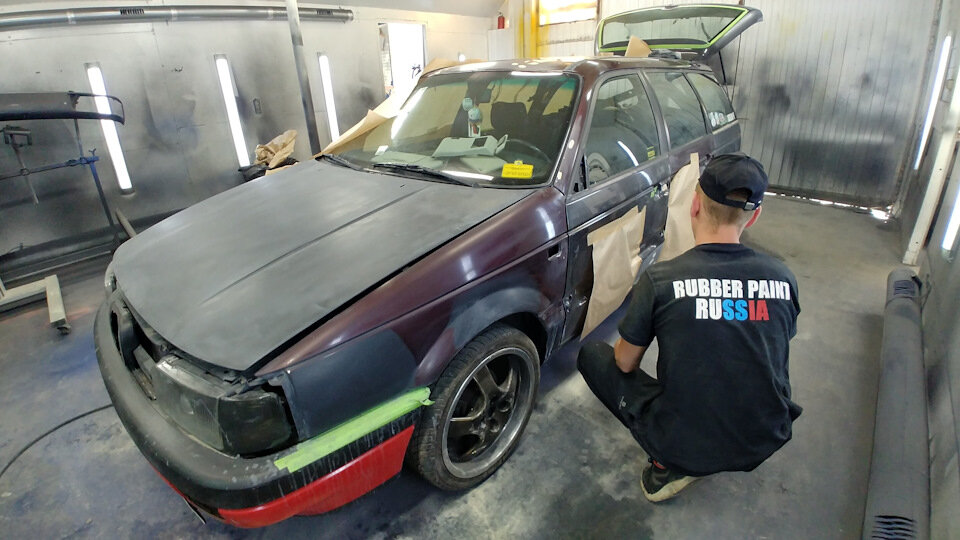 Частичная подготовка кузова