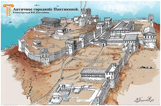Древняя карта керчи