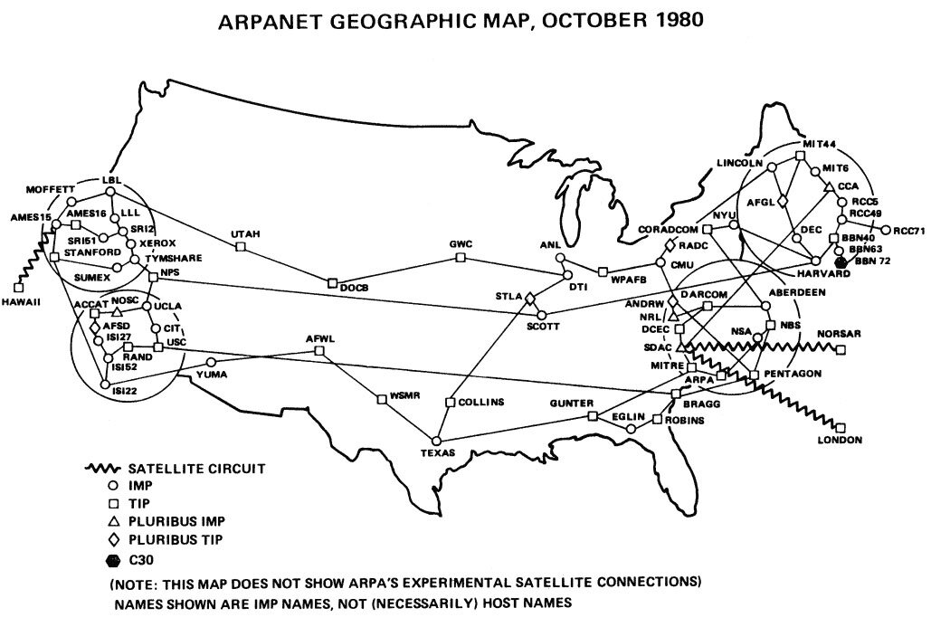 ARPANET 
Источник: https://usamagazine.ru/kto-i-kogda-sozdal-internet/