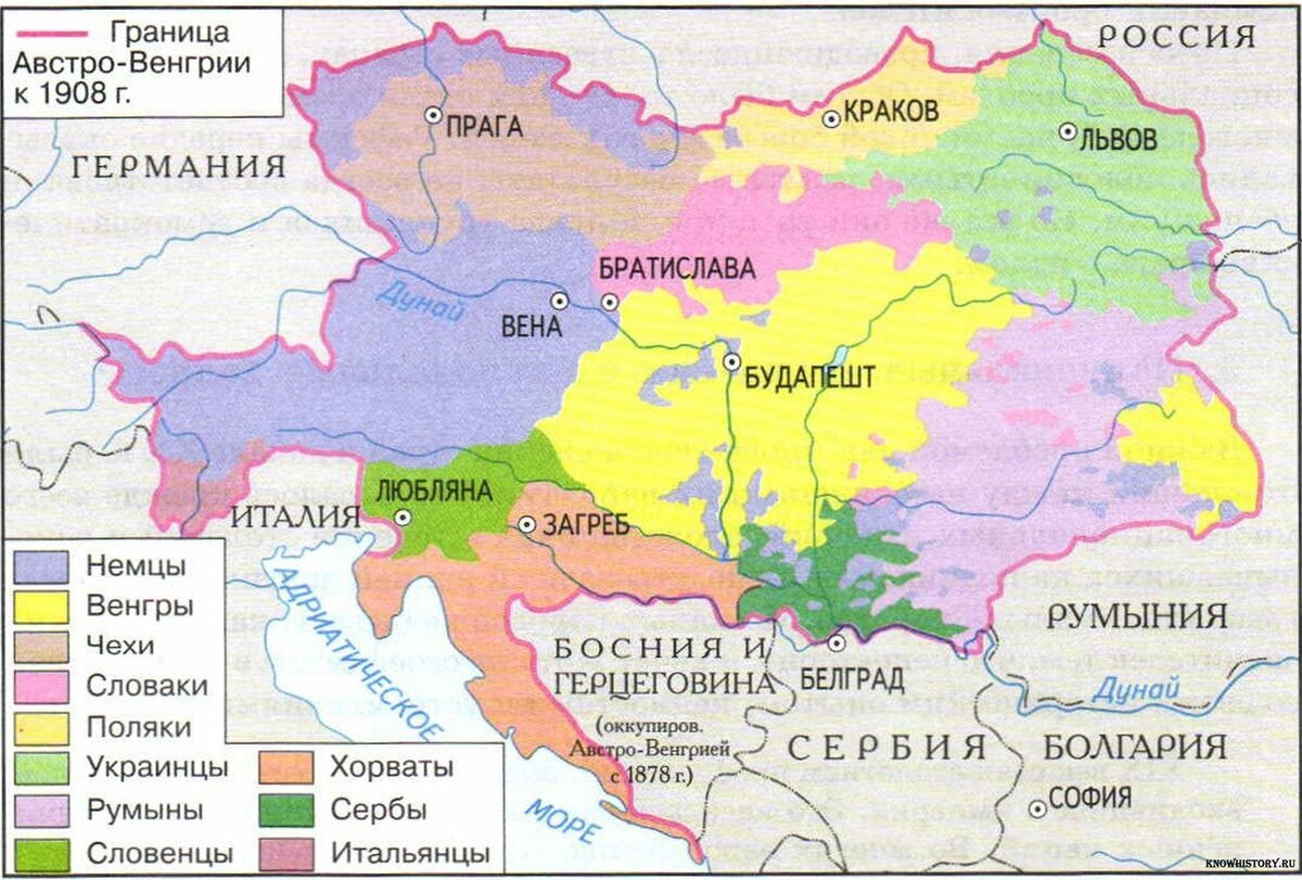 Пруссия австро венгрия. Карта Австро Венгрии в конце 19 века. Австро Венгрия на карте 19 века. Австро-Венгрия 19 век карта. Австрия 19 век карта.