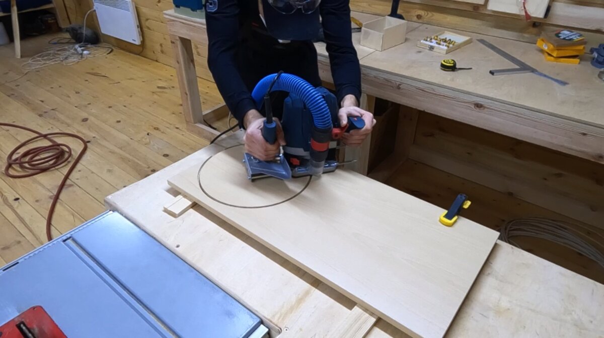 Фрезерую окружность для заливки 