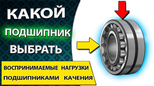 Воспринимаемые нагрузки подшипниками качения. Выбираем подшипник правильно