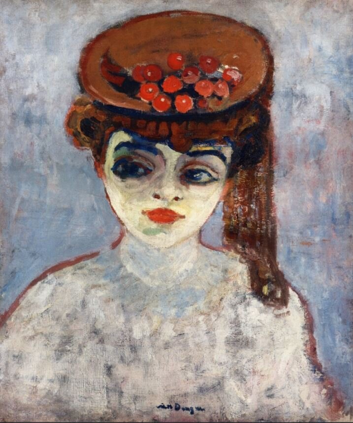 "Женщина с вишнями на шляпке", 1905