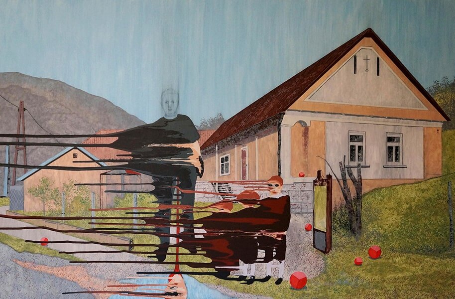 Иван Плющ «6 red balls», 2016 © pop off art gallery / ММОМА