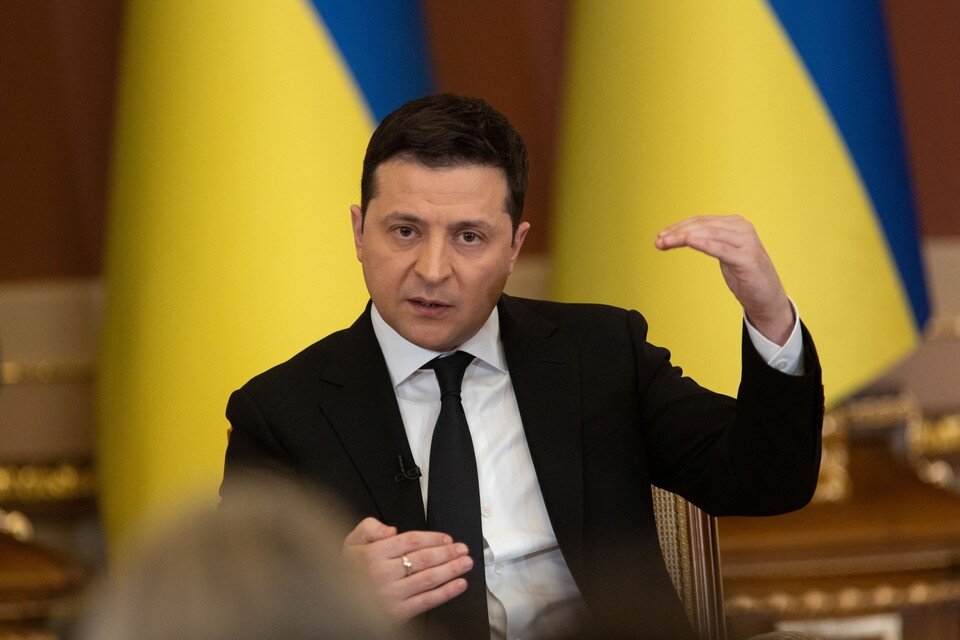     Президент Украины Владимир Зеленский.  REUTERS