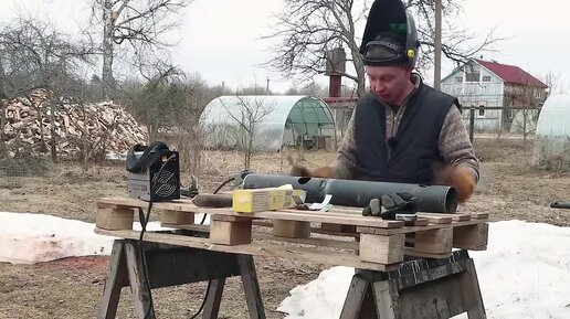 Сварщик-недоучка ремонтирует дорогу к участку на берегу озера!