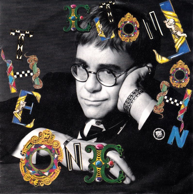 Обложка сингла "The One" английского музыканта, певца и автора песен Элтона Джона