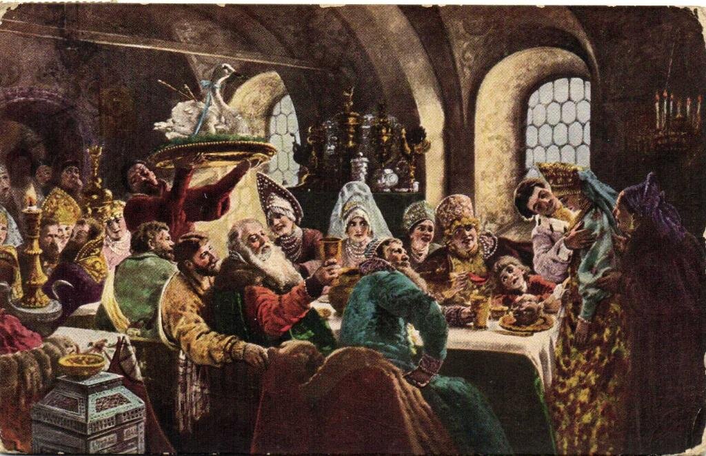 Константин Маковский «Боярский свадебный пир в 17 веке». Из открытого источника.