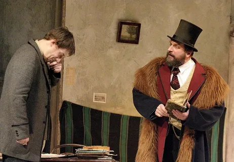 Малый театр. Сцена из спектакля.