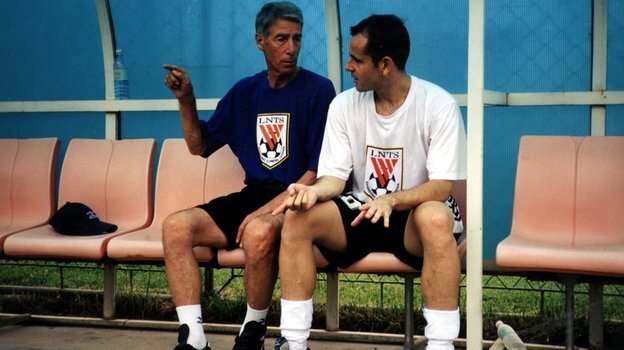     2003 год. Николя Уэдек и Валерий Непомнящий в Китае.Александр Бобров