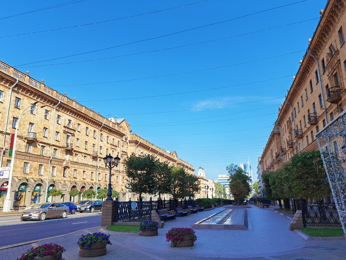 Малолюдные центральные улицы Минска