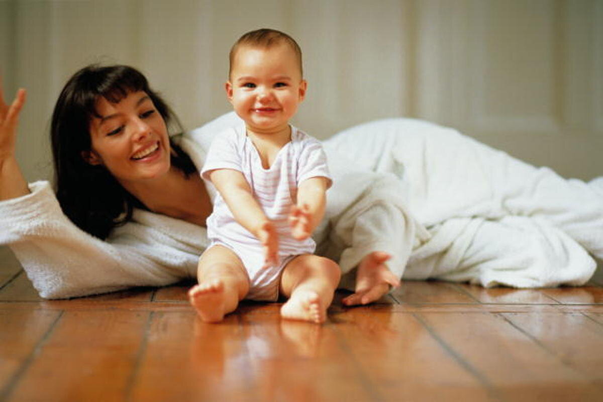 Мама с малышом