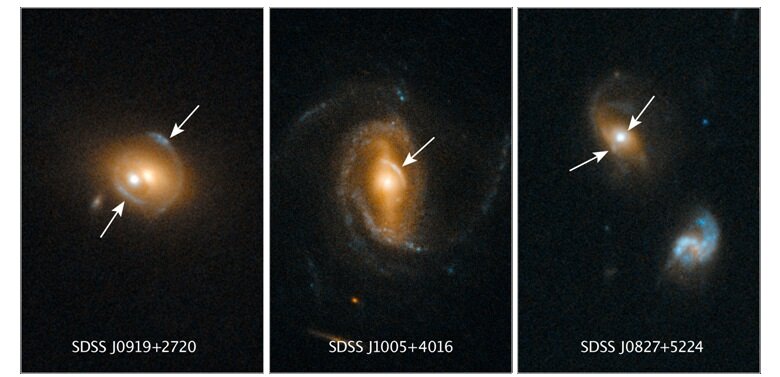 Некоторые из квазаров Вселенной