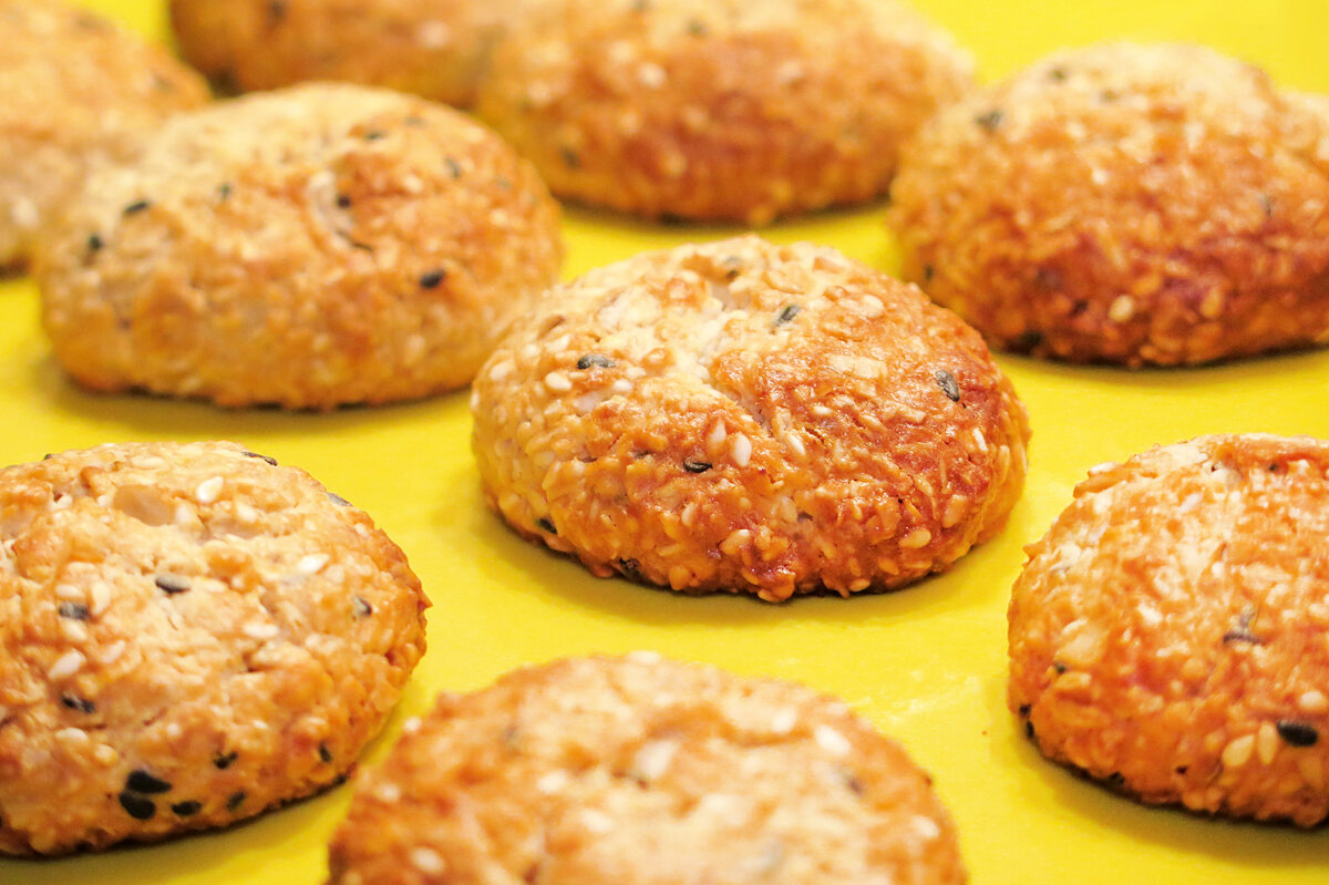 Овсяное печенье с семенами льна и кунжутом - пошаговые рецепты с фото