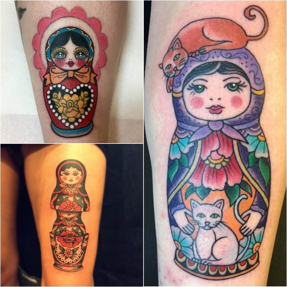 Tattoo • Значение тату: Матрешка