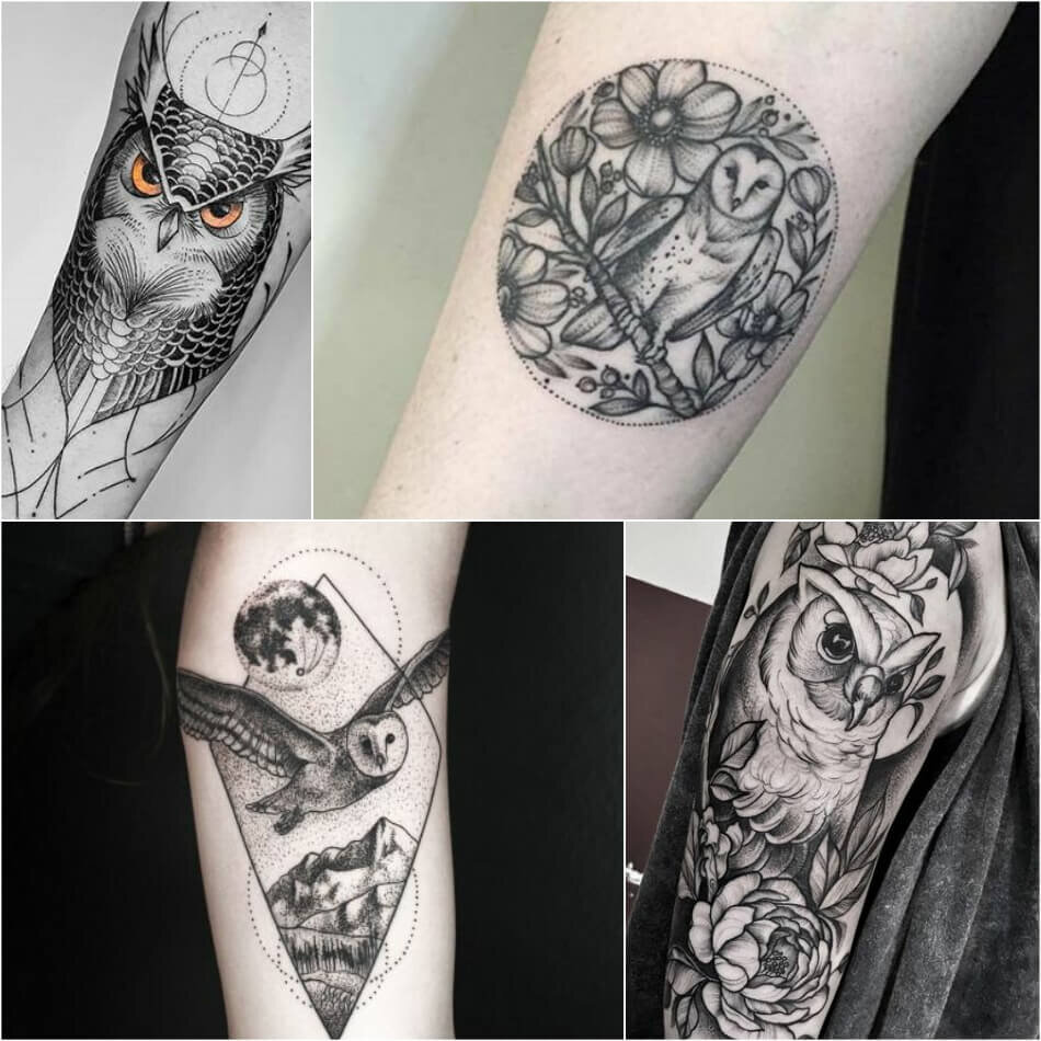 Тату Сова – Значение и Эскизы Татуировки с Совой | Tattoo-ideas.ru | Дзен