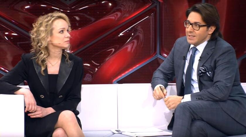 Виталина и Андрей на ток-шоу "Прямой эфир".