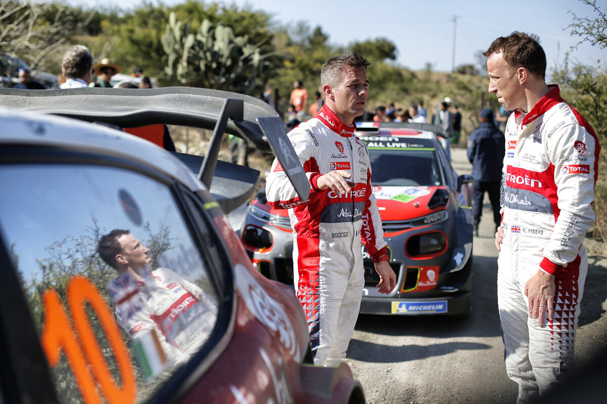 Себастьен Лёб и Крис Мик, ралли Мексика 2018. Фото: Citroen Racing