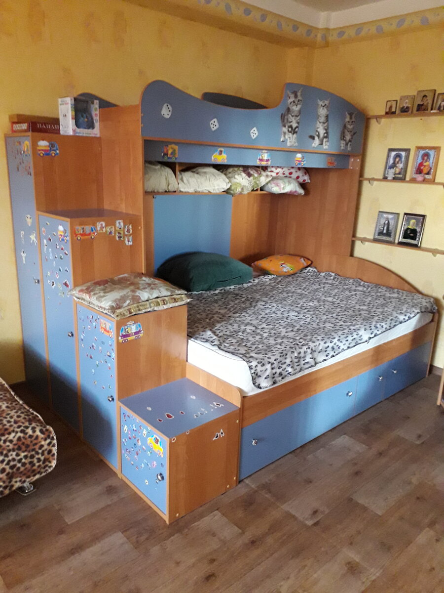 детские кровати чердаки для троих детей