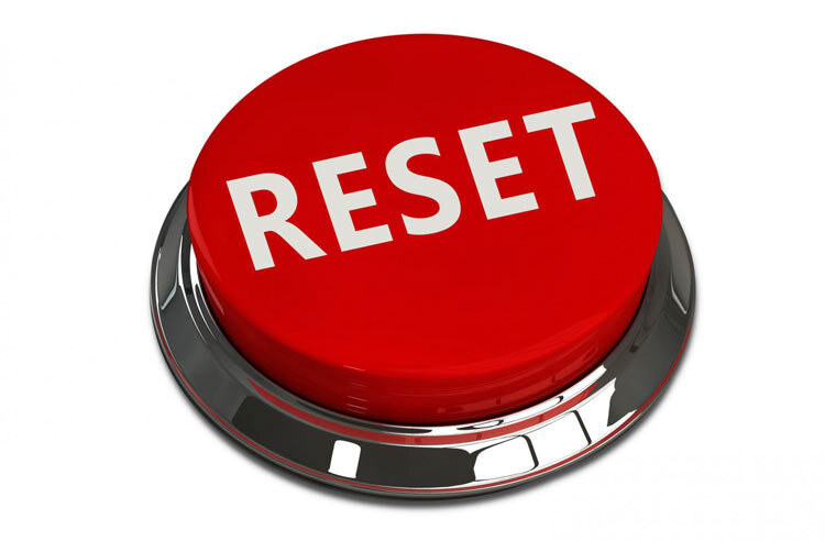 Кнопка "Reset" - общедоступное изображение