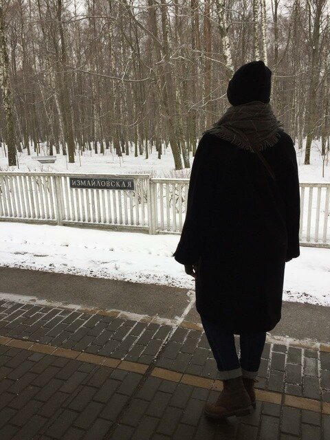 станция Измайловская - одна из немногих открытых станций Московского метро. Фото автора