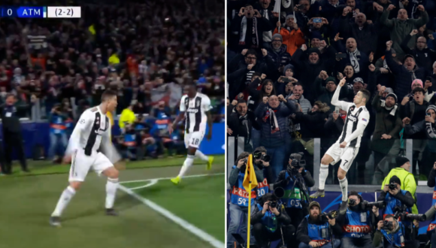 Хет-трик Роналду выводит "Ювентус" в четвертьфинал Лиги чемпионов