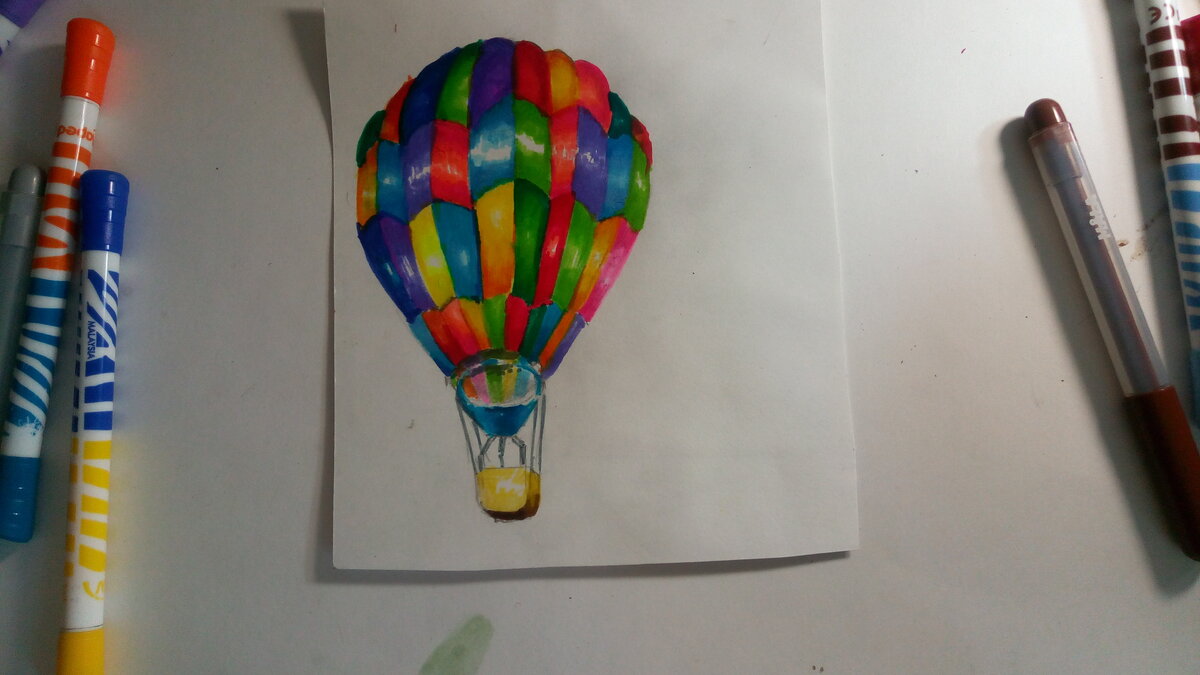 Учимся рисовать воздушный шар :: Уроки рисования для детей