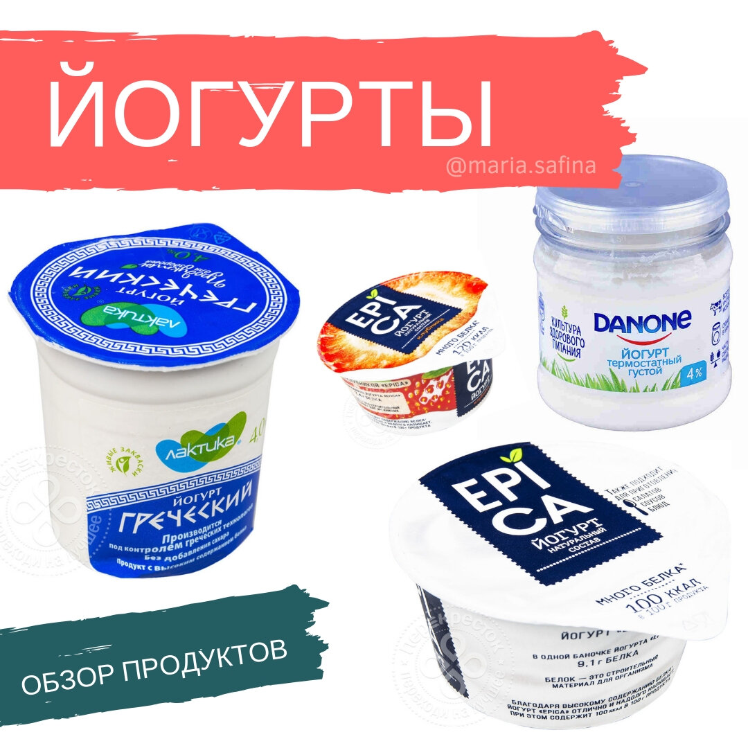 Химический анализ состава йогуртов наиболее популярных торговых марок проект