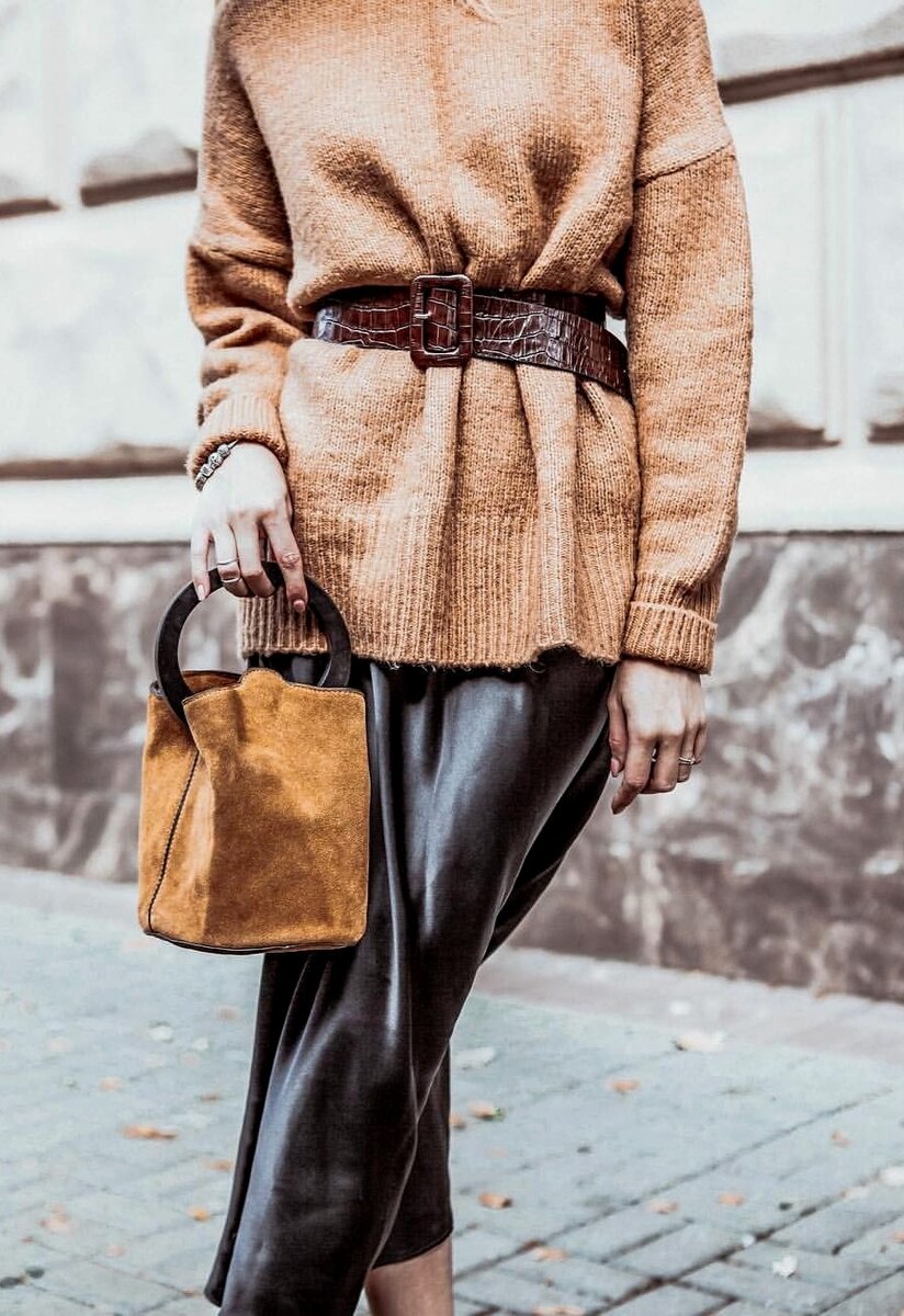 Как носить oversize свитер, чтобы Выглядеть интереснее!