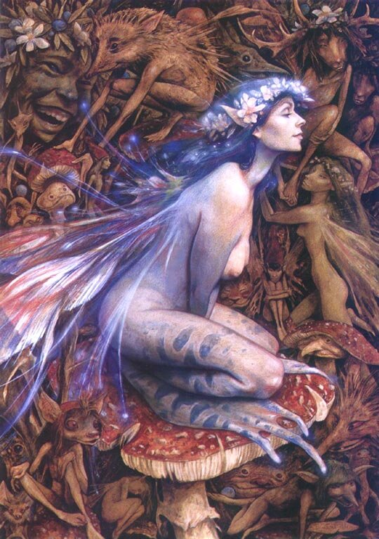 ничего общего с баннши я лично не вижу в феях