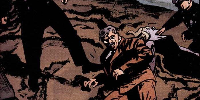 Фрагмент иллюстрации из графического романа Эда Брубейкера и Шона Филлипса «Бэтмен: Готэм Нуар» © ООО «Издательская Группа «Азбука-Аттикус»