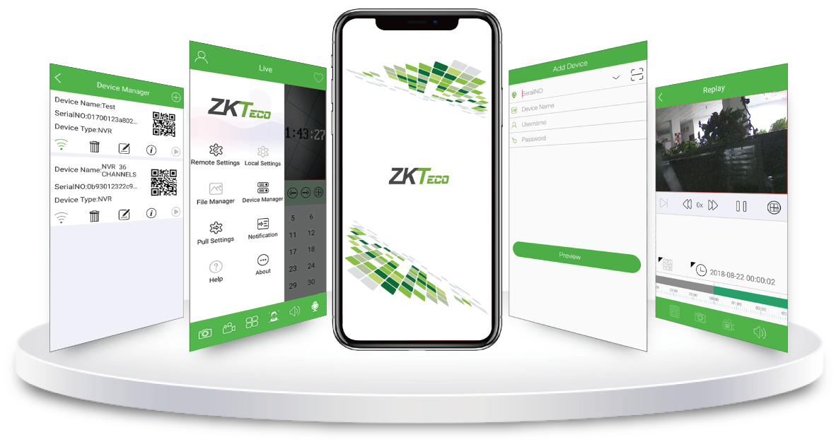 любое ПО для регистраторов и камер ZKTeco поставляется бесплатно.